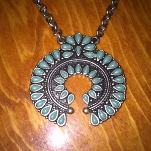 Lucky Brand Turquoise Pendant Necklace